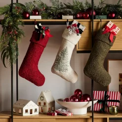 Tannenbaum Boucle Stocking
