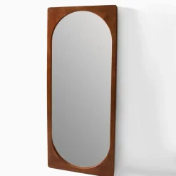 Tate Wood Floor Mirror