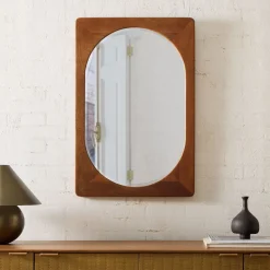 Tate Wood Rectangle Wall Mirror