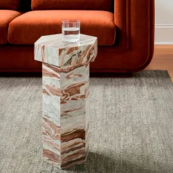 Tavi Marble Drink Table (20")