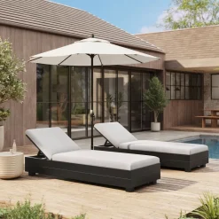 Telluride Aluminum Outdoor Chaise Lounge