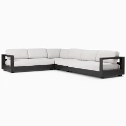 Telluride Aluminum Outdoor 4-Piece L-Shaped Sectional Protective Cover
