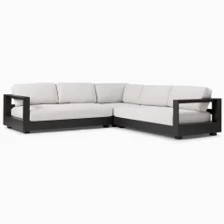 Telluride Aluminum Outdoor 3-Piece L-Shaped Sectional Protective Cover