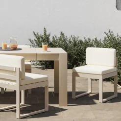 Telluride Aluminum Outdoor Side Dining Chair (Set of 2)