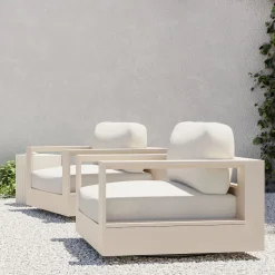 Telluride Aluminum Outdoor Swivel Chair