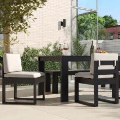 Telluride Aluminum Outdoor Side Dining Chair (Set of 2)