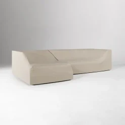 Telluride Aluminum Outdoor 2-Piece Chaise Sectional Protective Covers