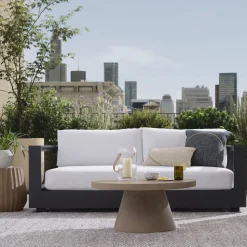 Telluride Aluminum Outdoor Sofa (83")