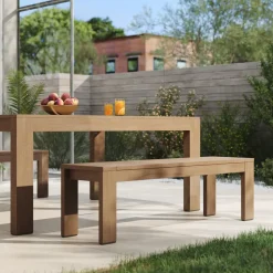 Telluride Outdoor Dining Bench (66")