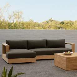 Telluride Outdoor 2-Piece Chaise Sectional (115")