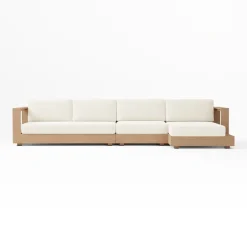 Telluride Outdoor 3-Piece Chaise Sectional Cushion Covers