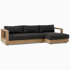 Telluride Outdoor 2-Piece Chaise Sectional Replacement Cushions