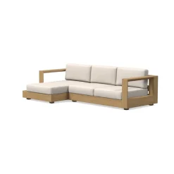 Telluride Outdoor 2-Piece Chaise Sectional Cushion Covers