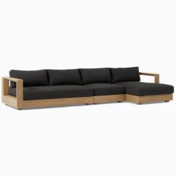 Telluride Outdoor 3-Piece Chaise Sectional Protective Cover