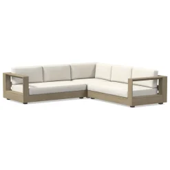 Telluride Outdoor 3-Piece L-Shaped Sectional Cushion Covers