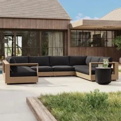 Telluride Outdoor 6-Piece U-Shaped Sectional (151")