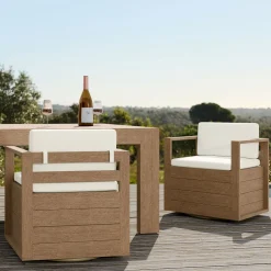 Telluride Outdoor Swivel Dining Chair Sets