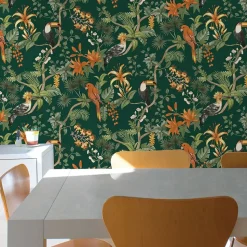 Tempaper Birds of Paradise Wallpaper