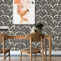 Tempaper Feather Palm Peel & Stick Wallpaper