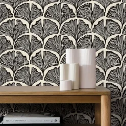 Tempaper Feather Palm Peel & Stick Wallpaper