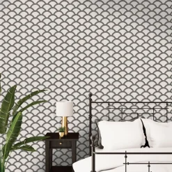 Tempaper Mosaic Scallop Removable Wallpaper