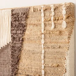 Terra Natural Fiber Mosaic Dimensional Wall Art