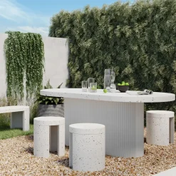 Terrazzo Concrete Dining Table
