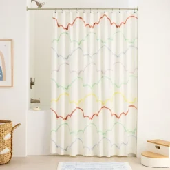 Textured Clouds Shower Curtain