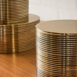 Textured Metal Decorative Boxes