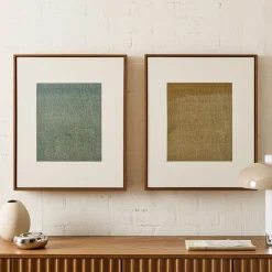 TF Brown & Green Wash Wall Art