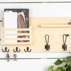The McGarvey Workshop Coat Rack Mail Holder