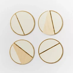 The Vintage Vogue Linea Coasters (Set of 4)