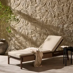 Thelmae Outdoor Chaise Lounge