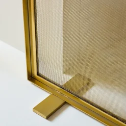 Thin Metal Fireplace Screen