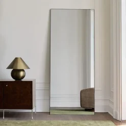 Thin Metal Floor Mirror
