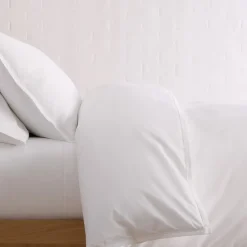 400-Thread-Count Organic Percale Duvet Cover & Shams