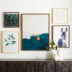 Through the Trees Framed Wall Art by Minted for West Elm
