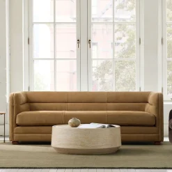 Tilda Leather Sofa (60"–86")