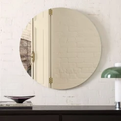 Tinted Frameless Wall Mirror