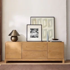 Tobin Cerused Media Console (73")