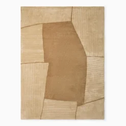 Torn Shape Wool Rug