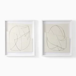 Touching Planes Framed Wall Art