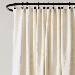 Trailing Fern Matelasse Shower Curtain