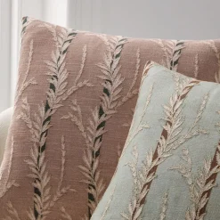 Trellis Vine Stripe Pillow Cover
