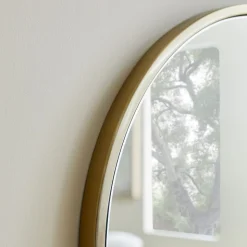 Triple Arched Metal Frame Wall Mirror