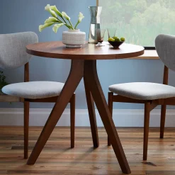 Tripod Dining Table (30") - Walnut