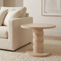 Twist Side Table (22")