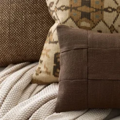 Two-Tone Basketweave Pillow Cover & Throw Set