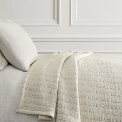 Two-Tone Cotton Jacquard Blanket