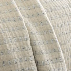 Two-Tone Cotton Jacquard Blanket